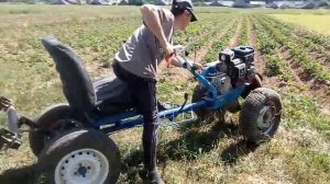 Окучивание картофеля адаптер для мотоблока