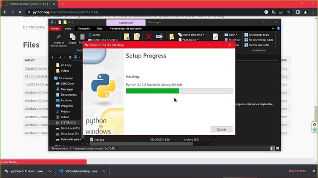 Instalar VSCode y Python смотреть онлайн
