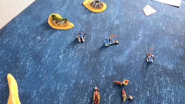 Man O War Battle Report Skaven & High Elves Treasure Fleet Scenario смотреть онлайн