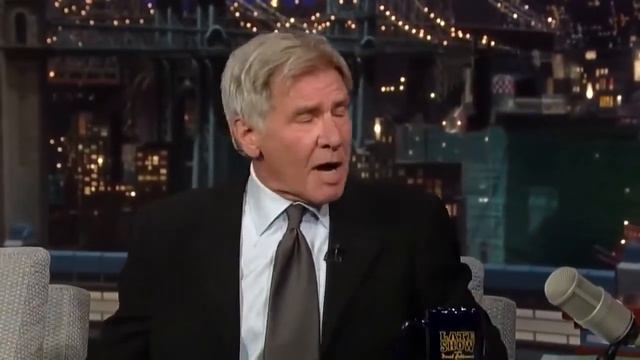 Harrison Ford Cracks A Joke On Letterman