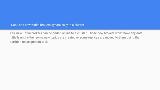 Can I add new Kafka brokers dynamically to a cluster? смотреть онлайн