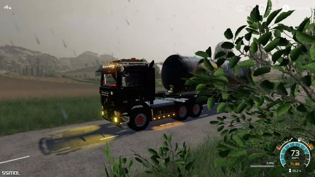 Farming Simulator 2019 mods Volvo F12 6x4 смотреть онлайн