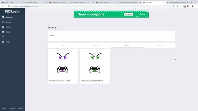 Poisonous Beast Mode Leaked Roblox смотреть онлайн
