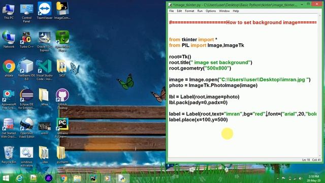 Tkinter Label & transparent Label in Python in hindi by ikram смотреть онлайн