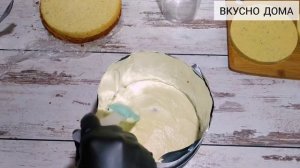 #торт_банан_киви. Рецепт приготовления торта КИВИ ? - БАНАН ? + рецепт КАРАМЕЛИЗИРОВАННЫХ БАНАНОВ ?