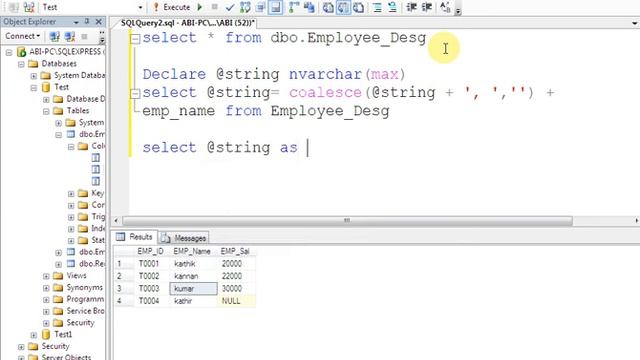 How to concatenate text from multiple rows into a single text string in SQL Server смотреть онлайн