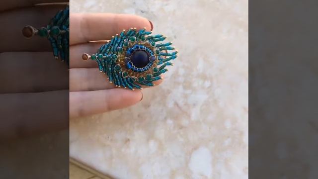 Брошь "Перо Павлина" смотреть онлайн