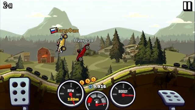 Победа с ТРЕТЬЕГО РАЗА / лига ГРОССМЕЙСТЕР 1 - МАШИНЫ Hill Climb Racing 2 игра про смотреть онлайн