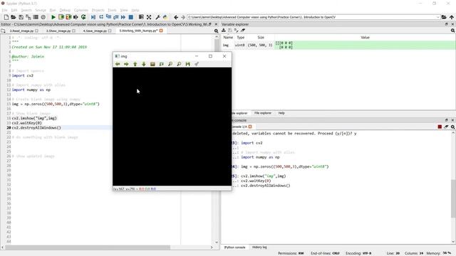 8. Using Numpy with OpenCV (Advanced Computer Vision using OpenCV Python) смотреть онлайн