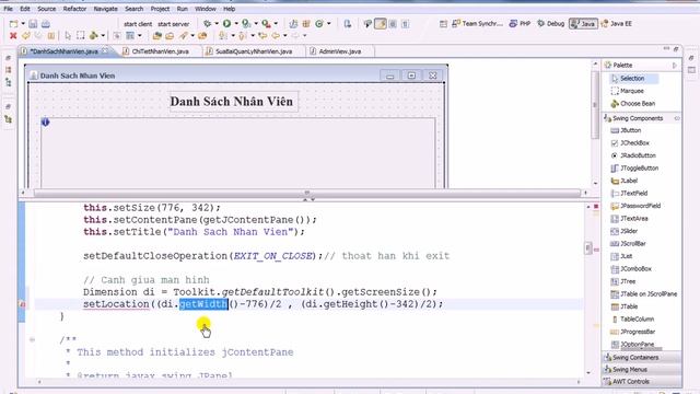 jTable Java Swing p4 смотреть онлайн