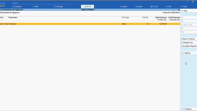 Tally Add On : Voucher Approval in Tally Prime Software. смотреть онлайн