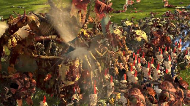 VAMPIRE COAST and LIZARDMEN vs DAEMONS OF CHAOS and HIGH ELVES - Warhammer Battle смотреть онлайн
