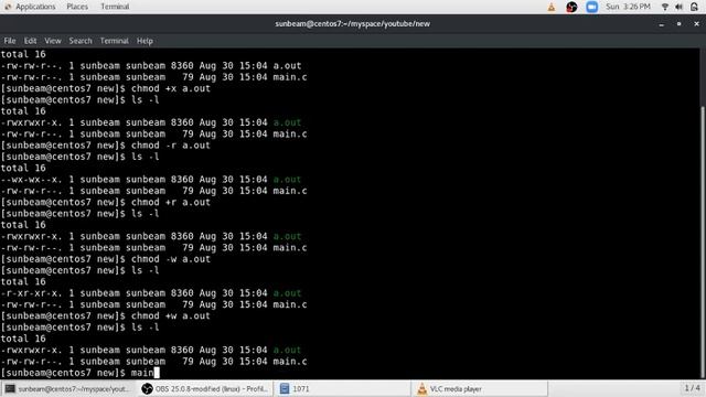 "chmod" command in linux with practical смотреть онлайн