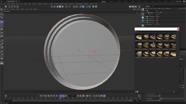 Cinema 4D: Для новичка - [4] - Создание Геометрии (Bevel, Poke, Boolean, F-Curve) смотреть онлайн