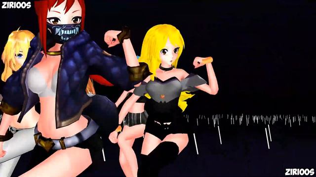 【MMD】 K ⁄DA POP ⁄STARS смотреть онлайн