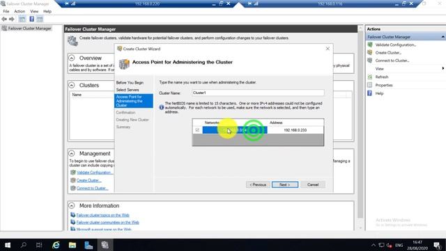 How to create a failover cluster in windows servers смотреть онлайн