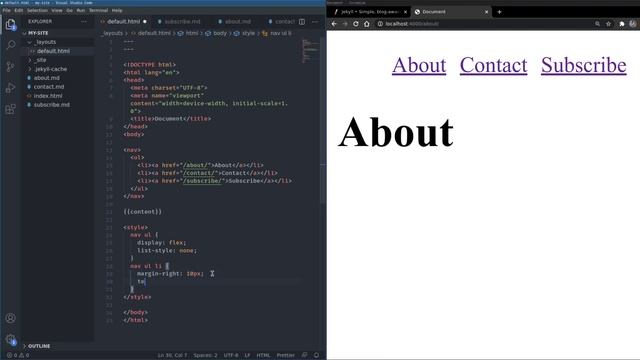 Creating Navigation Menu - Jekyll Tutorial 22 смотреть онлайн