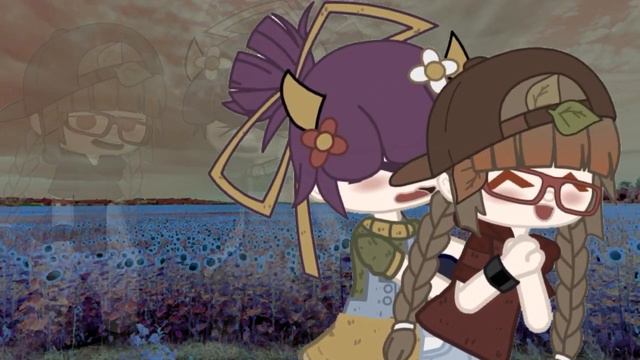 Meme : Белая ночь опустилась как облако. Gacha club. смотреть онлайн