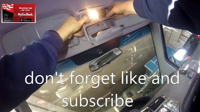 Hyundai Matrix/Elantra/ LaVita 2001 — 2010  Dome Light Removal