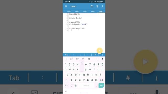 AMAZING GRAPHIC DESIGN USING PYTHON TURTLE #python #pythonprogramming смотреть онлайн