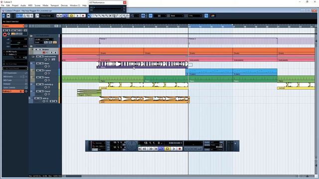 Cubase 5-Разбор аранжировки Hip Hop-reggae