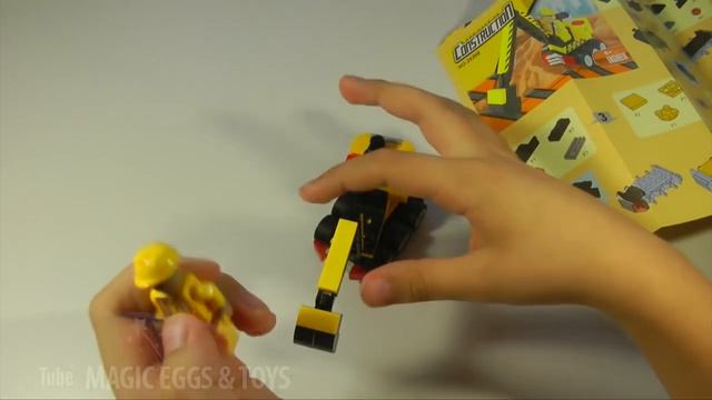 #Конструктор Городские Строители Экскаватор 75 деталей Обзор Конструктора AUSINI