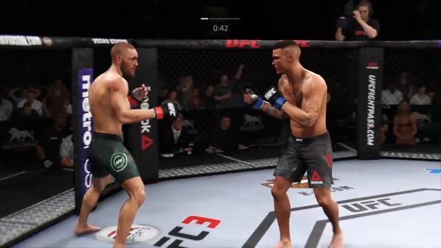 Conor McGregor vs. Dustin Poirier (EA Sports UFC 3) - CPU vs. CPU смотреть онлайн