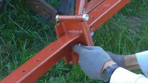 Сделал складные грабли для трактора Т-40, Т-25 своими руками #самоделка