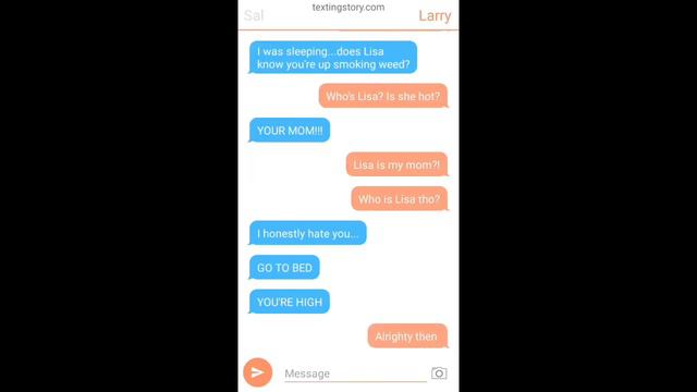 Larry Gets High And Texts Sal смотреть онлайн