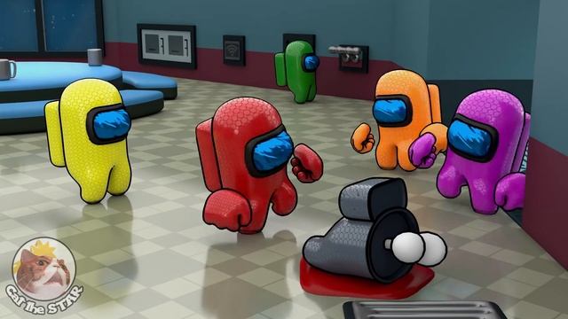 Among Us Distraction Dance | 3D Animation смотреть онлайн
