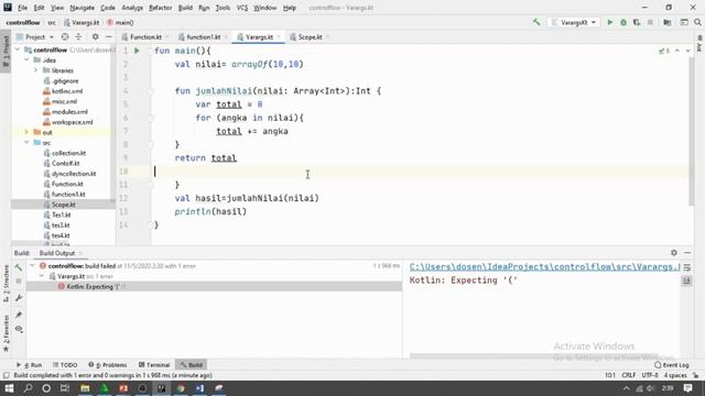Vargs di Kotlin "Bahasa Pemrograman 1" смотреть онлайн