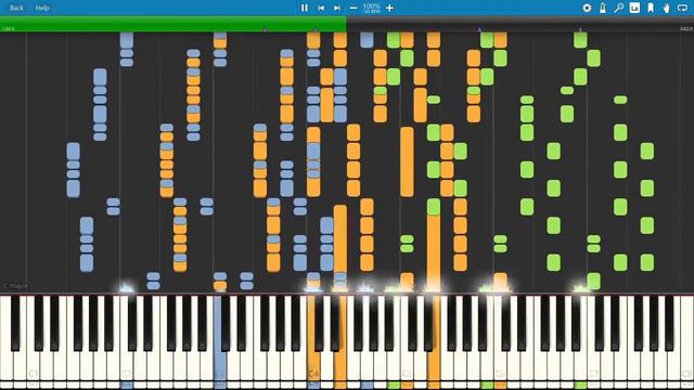 Mozaik Role (モザイクロール) - DECO*27 (Piano Synthesia) смотреть онлайн