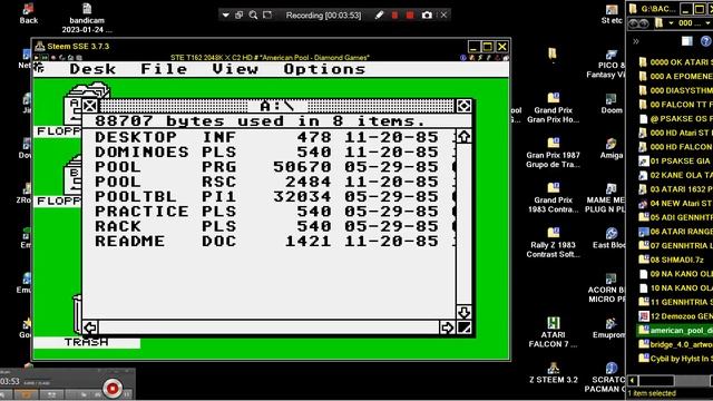 ATARI ST PROBLEM American Pool 1, 2 Shelbourne Software BILLIARD SNOOKER Diamond Games,Geo Breen ST смотреть онлайн