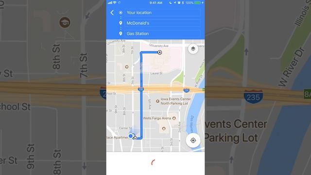 How To Add Multiple Destinations Google Maps iPhone смотреть онлайн