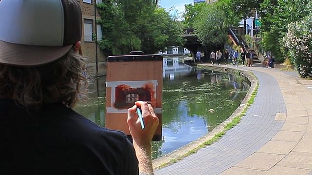 Gouache Painting at Regent’s Canal London смотреть онлайн