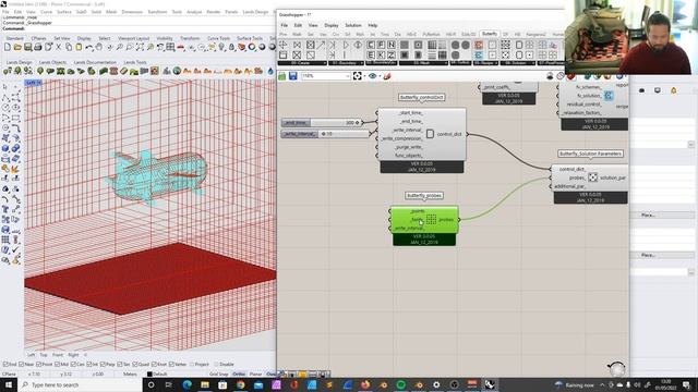 Butterfly CFD | Toy Plane Part 02 | Fluid dynamics Inside Rhino Grasshopper3D Tutorial 10 смотреть онлайн
