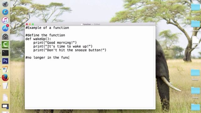 Python: Create a Simple Function смотреть онлайн