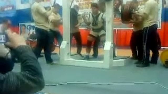 Присед Шарапова на ЧВЕ WPC(2-ой подход) смотреть онлайн