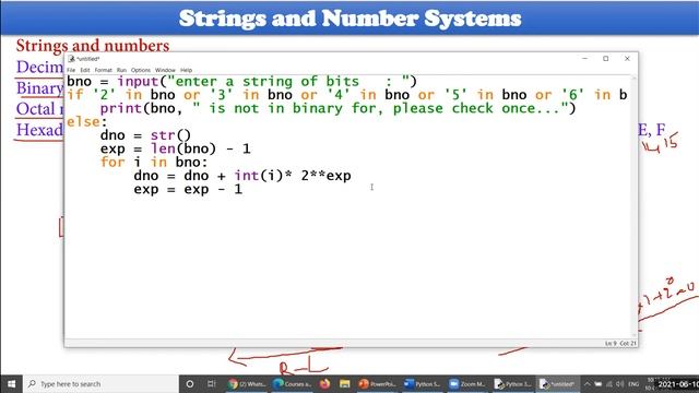 016 Python Unit 2 Strings and Number Systems and Text files смотреть онлайн