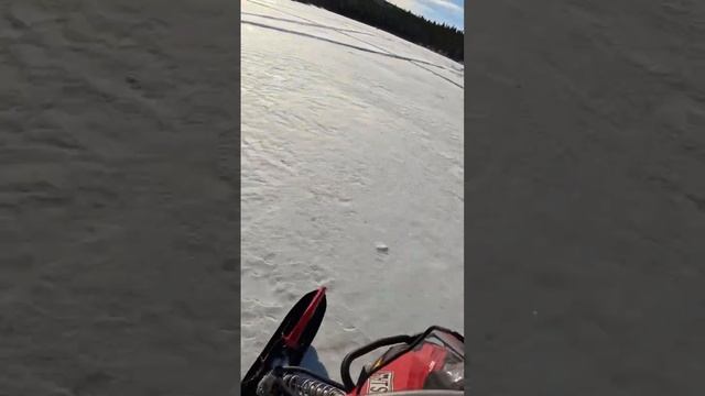Free Driving #snowmobile #driving #mountain #top #viral #video #adventure #snow #arctic #frozen