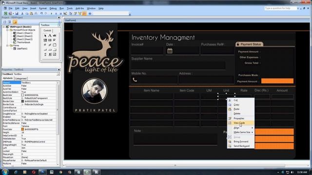 How to multiply value of two textboxes into the third text box VB Basic + Excel смотреть онлайн