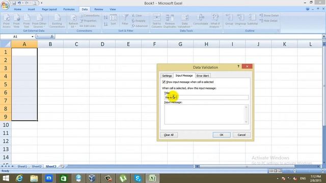 Excel 2007 Data menu смотреть онлайн