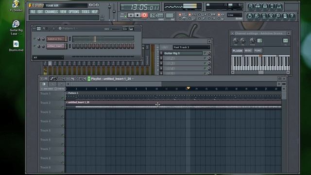 Записываем простой трек в программе FL-Studio смотреть онлайн