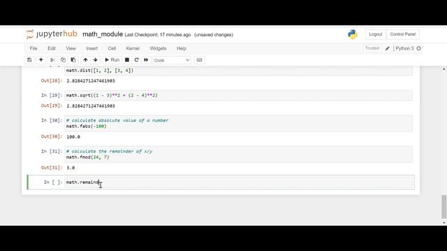 Learn to use 'math' module in Python смотреть онлайн
