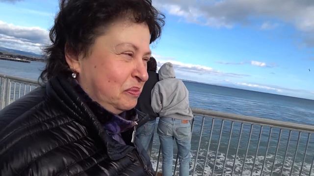 США 5113: По Санта Круз с Sony FDR x3000- солнышко, серферы, ветер, тучи - Калифорния, Тихий океан смотреть онлайн