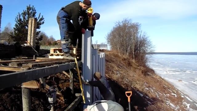 Погружение шпунтовых свай смотреть онлайн