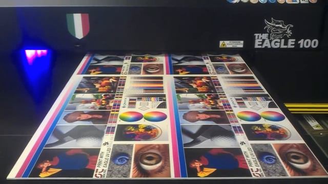 Eagle big 100 - Uv led printer - onyx test смотреть онлайн