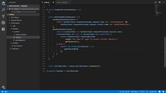 Account Linking | Part - 31 | Create custom Alexa skill using AWS Lambda function смотреть онлайн