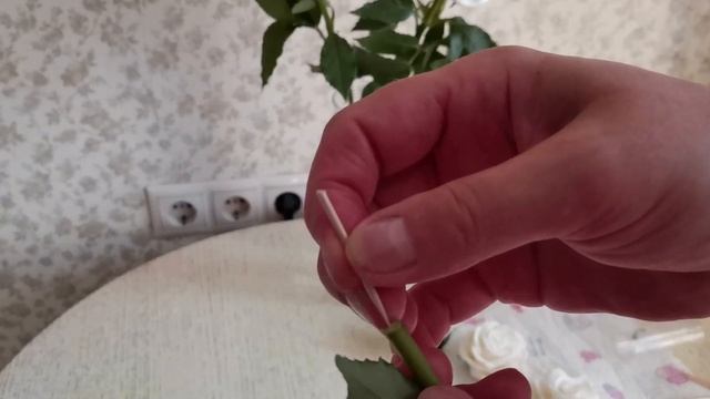 Мыловарение/ Букет из белых роз