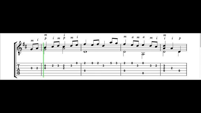 CALVI, Carlo - Canario (Solo Guitar Tab PDF) смотреть онлайн